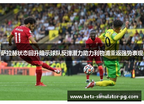 萨拉赫状态回升暗示球队反弹潜力助力利物浦重返强势表现 萨拉赫状态回升暗示球队反弹潜力助力利物浦重返强势表现